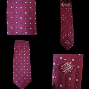 🚀 True Mid-Century Style: Vintage Original Penguin Skinny Tie! Gift-Ready🎁🎁